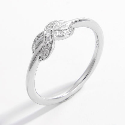 925 Sterling Silver Zircon Geometric Ring - AppealingDiamond.com