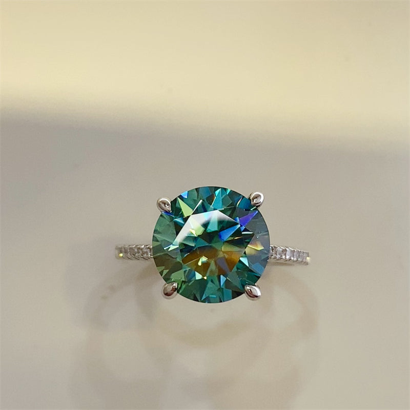 5 Carat Moissanite Zircon 925 Sterling Silver Ring - AppealingDiamond.com