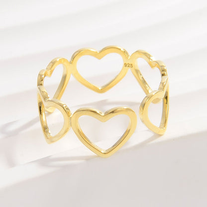 925 Sterling Silver Heart Ring - AppealingDiamond.com