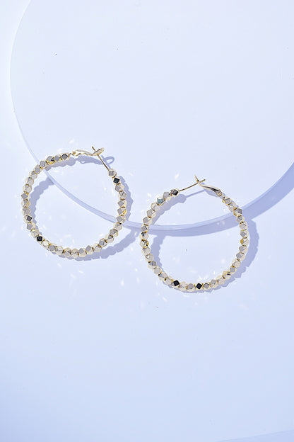 Alloy Hoop Earrings - AppealingDiamond.com