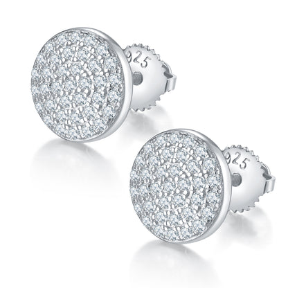 Moissanite 925 Sterling Silver Earrings