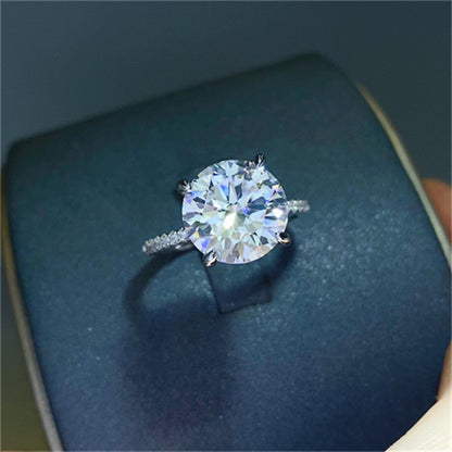 5 Carat Moissanite 925 Sterling Silver Ring - AppealingDiamond.com