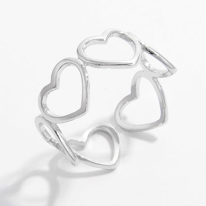 925 Sterling Silver Heart Ring - AppealingDiamond.com