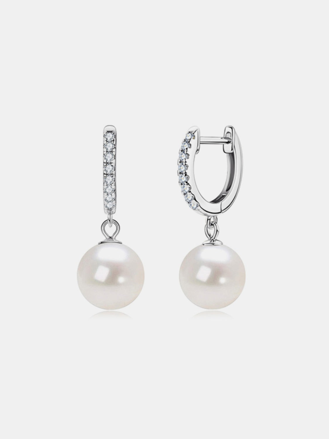 925 Sterling Silver Freshwater Pearl Earrings - AppealingDiamond.com