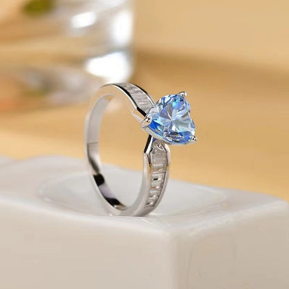 2 Carat Moissanite 925 Sterling Silver Ring - AppealingDiamond.com