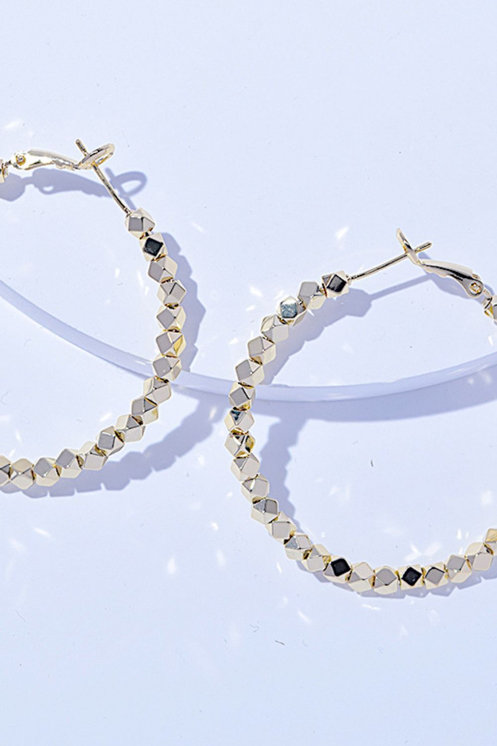 Alloy Hoop Earrings - AppealingDiamond.com