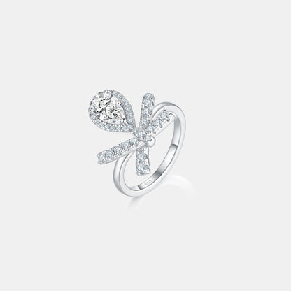 1 Carat Moissanite Zircon 925 Sterling Silver Ring - AppealingDiamond.com