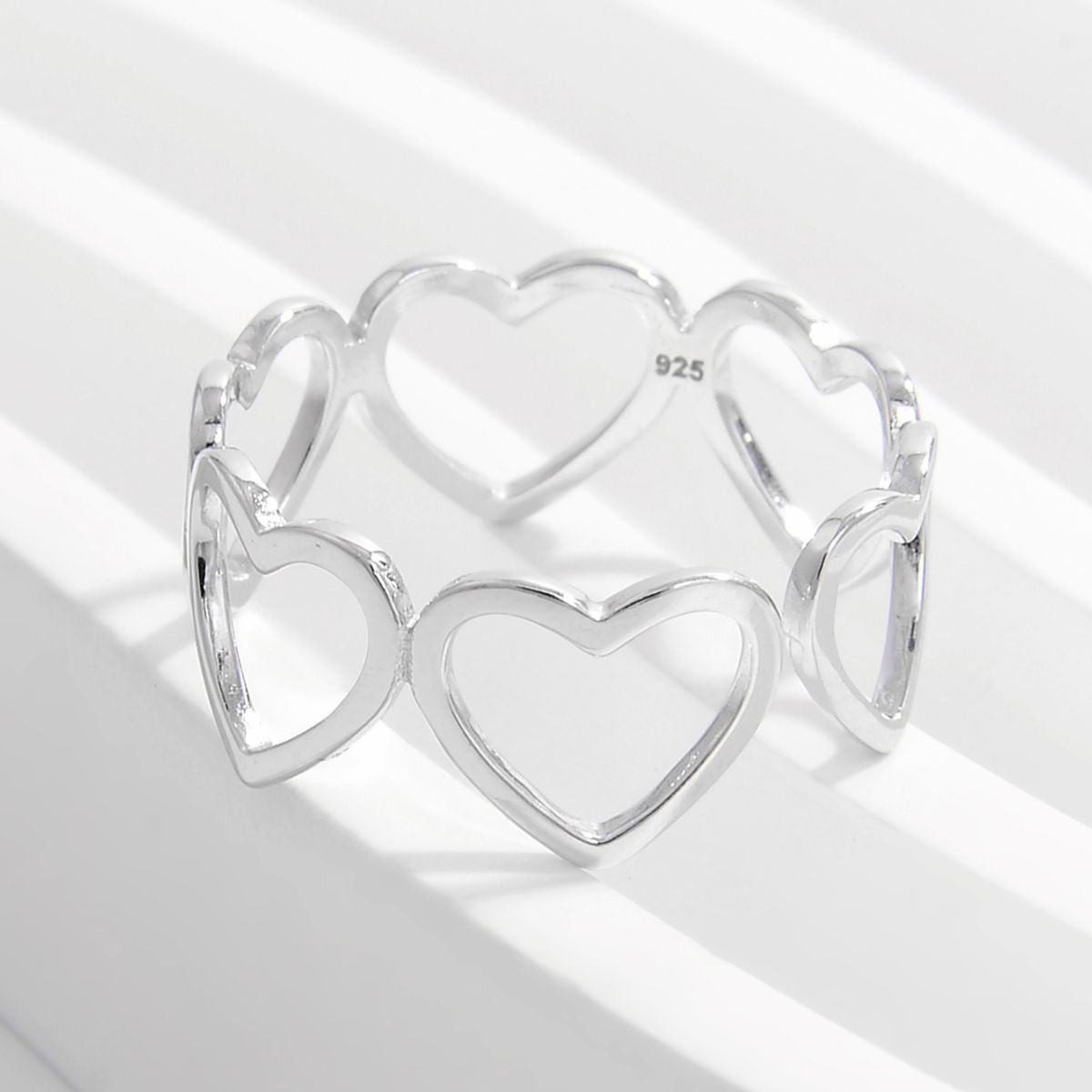 925 Sterling Silver Heart Ring - AppealingDiamond.com