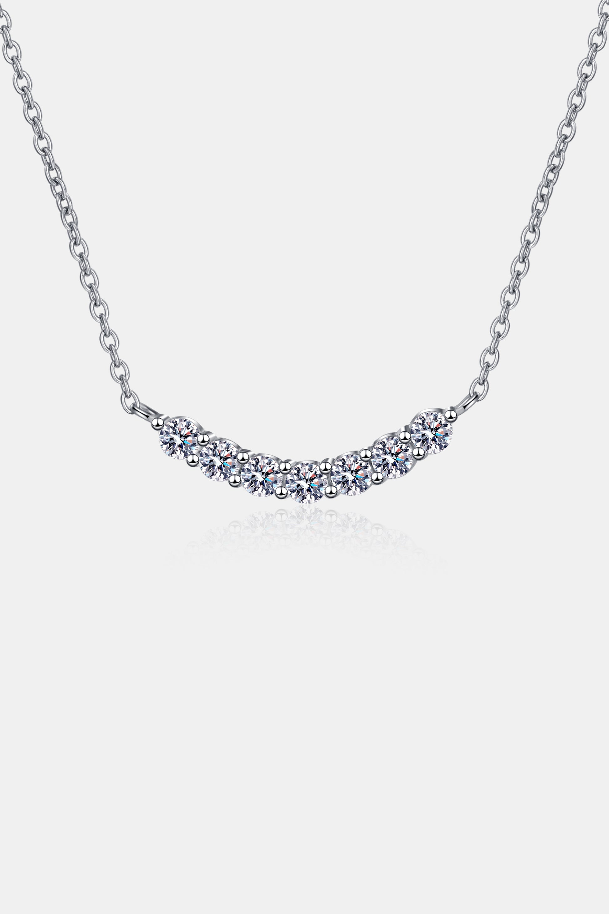 1.4 Carat Moissanite 925 Sterling Silver Necklace - AppealingDiamond.com