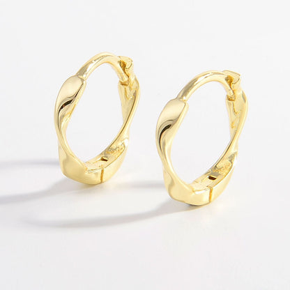 925 Sterling Silver Hoop Earrings - AppealingDiamond.com