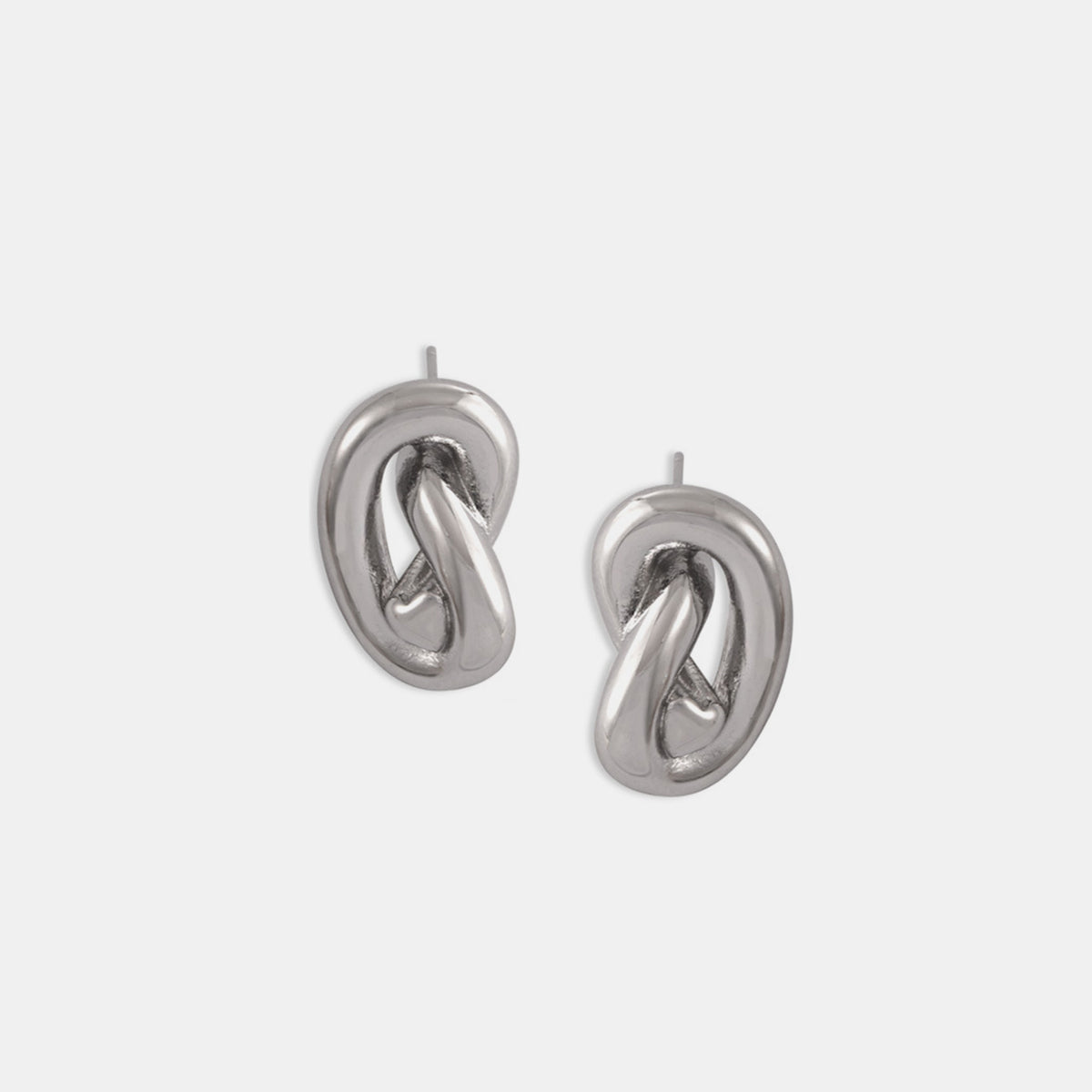 Titanium Steel Knot Stud Earrings - AppealingDiamond.com