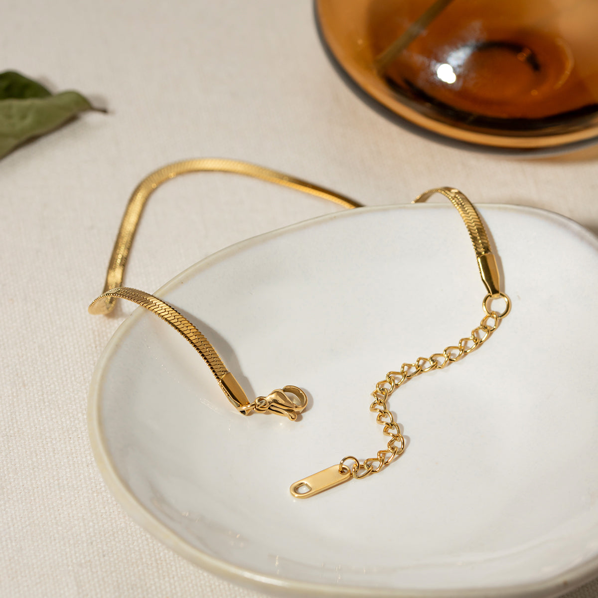 18K Gold-Plated Ankle Bracelet - AppealingDiamond.com