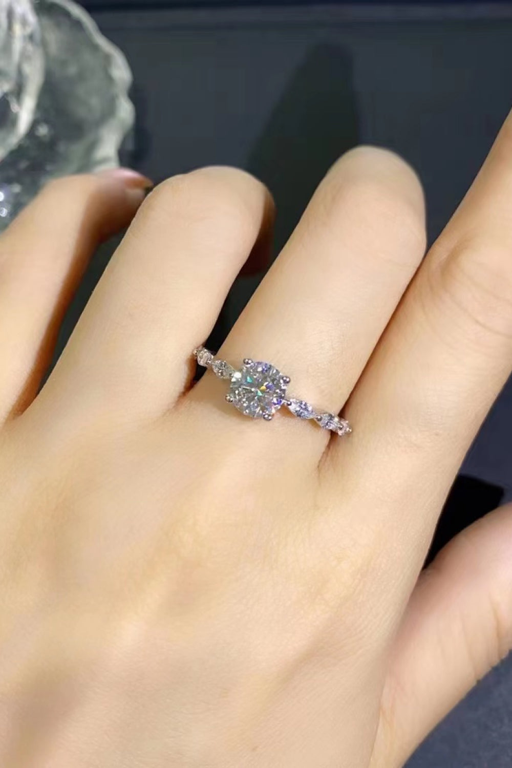 Now I See 1 Carat Moissanite Ring