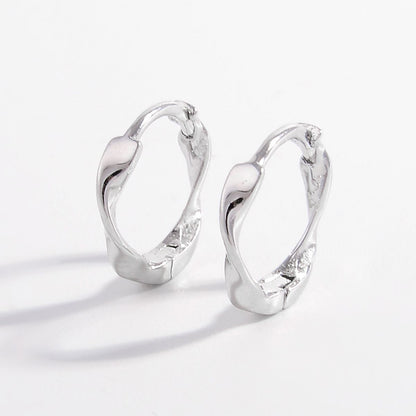 925 Sterling Silver Hoop Earrings - AppealingDiamond.com