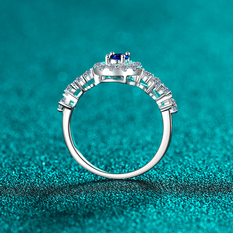 925 Sterling Silver Moissanite Ring - AppealingDiamond.com