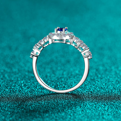 925 Sterling Silver Moissanite Ring - AppealingDiamond.com