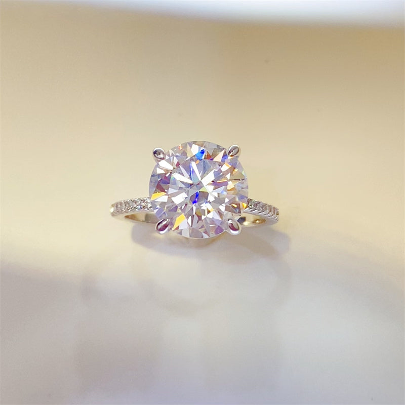 5 Carat Moissanite 925 Sterling Silver Ring - AppealingDiamond.com