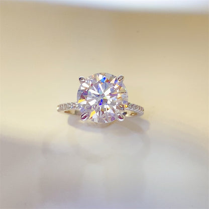 5 Carat Moissanite 925 Sterling Silver Ring - AppealingDiamond.com