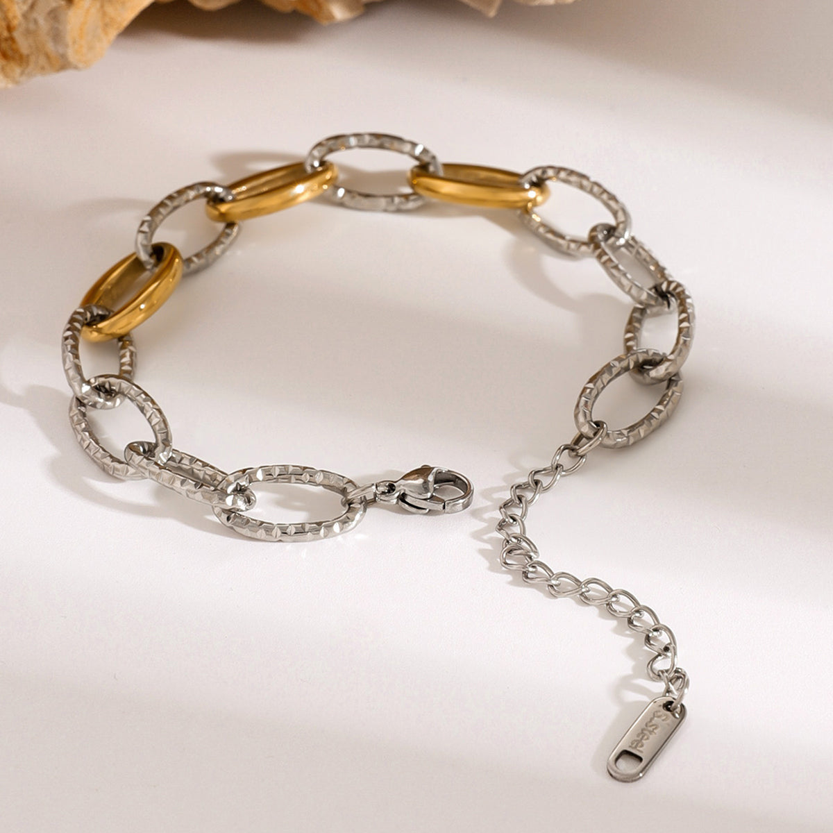 18K Gold-Plated Stainless Steel Bracelet - AppealingDiamond.com