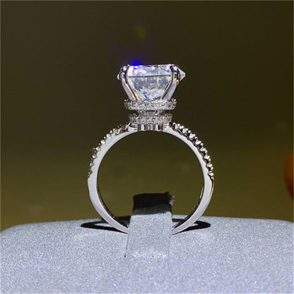 5 Carat Moissanite 925 Sterling Silver Ring - AppealingDiamond.com