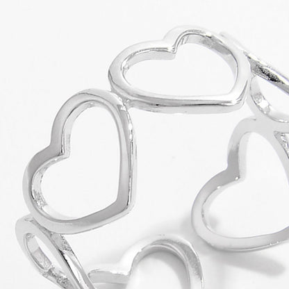 925 Sterling Silver Heart Ring - AppealingDiamond.com